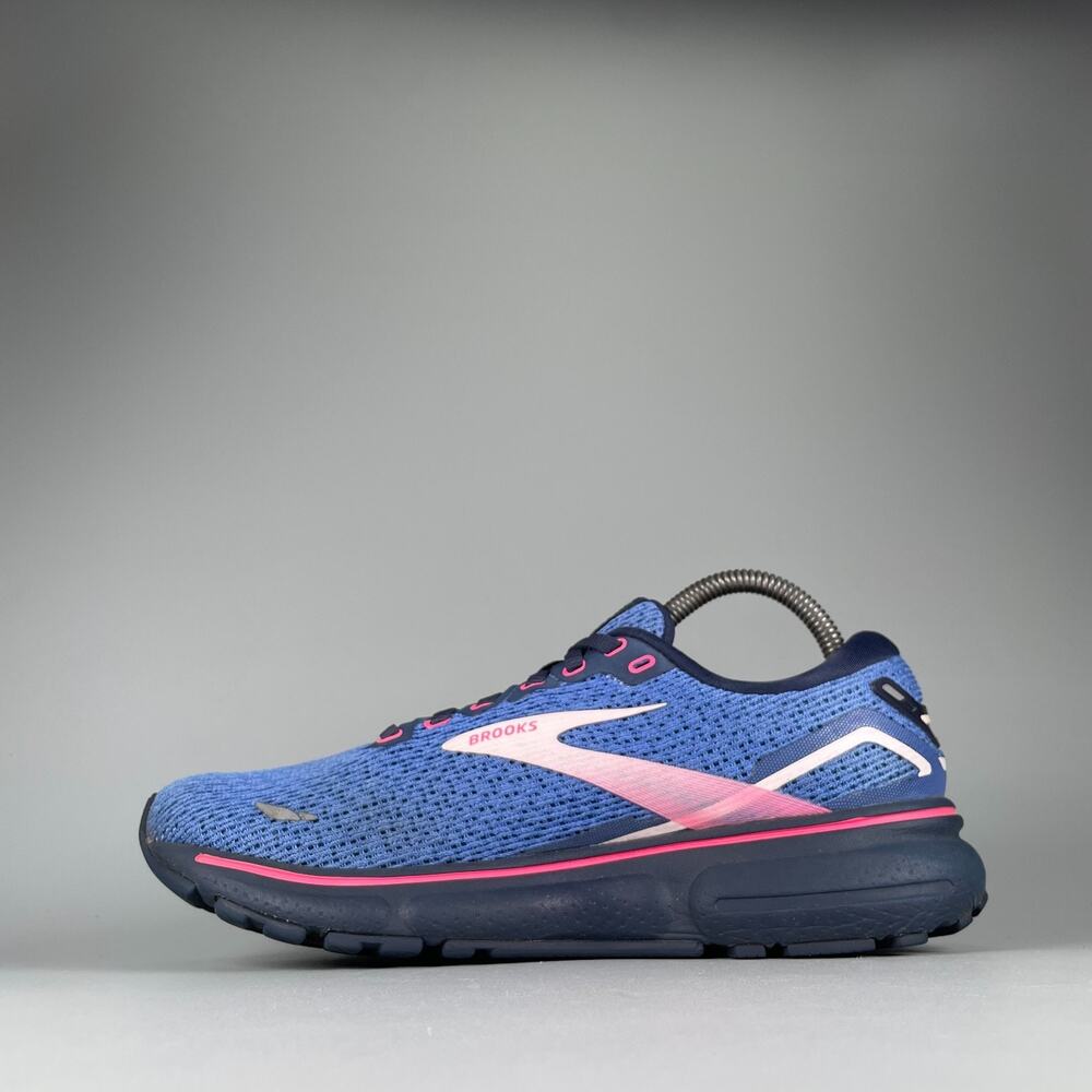 Brooks Ghost 15 Women's Size 8.5 Blue Pink Black Athletic Running Shoes Sneakers - Picture 7 of 9